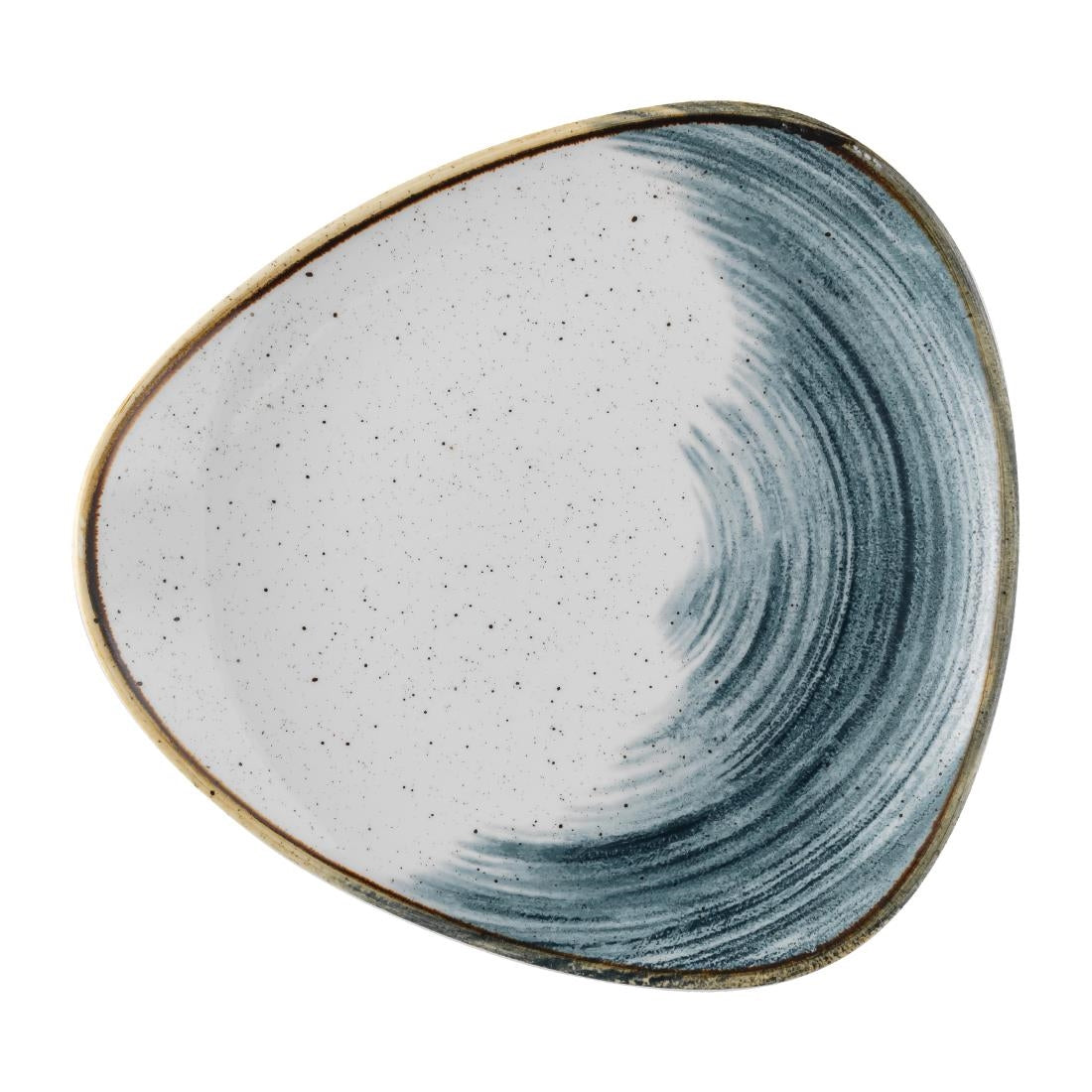 Churchill Stonecast Accents Lotus Plate Blueberry 254mm (Pack of 12) - FS874 Plates Churchill