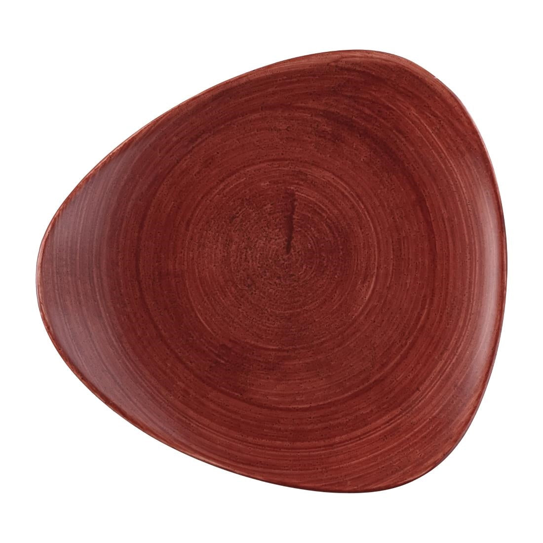 Churchill Stonecast Patina Lotus Plate Red Rust 229mm (Pack of 12) - FS885 Plates Churchill