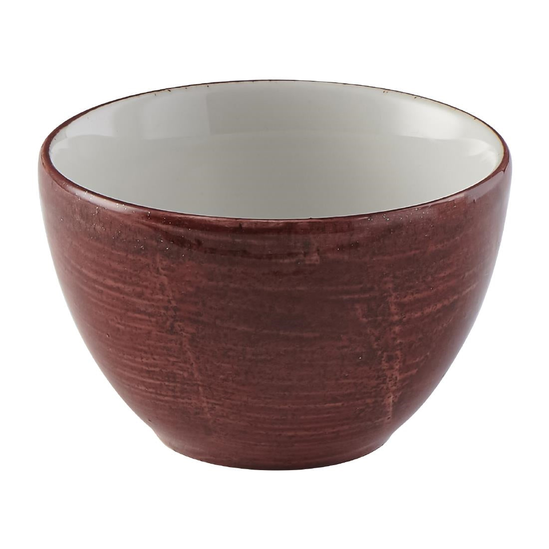 Churchill Stonecast Patina Profile Sugar Bowl Red Rust 227ml (Pack of 12) - FS896 Bowls Churchill