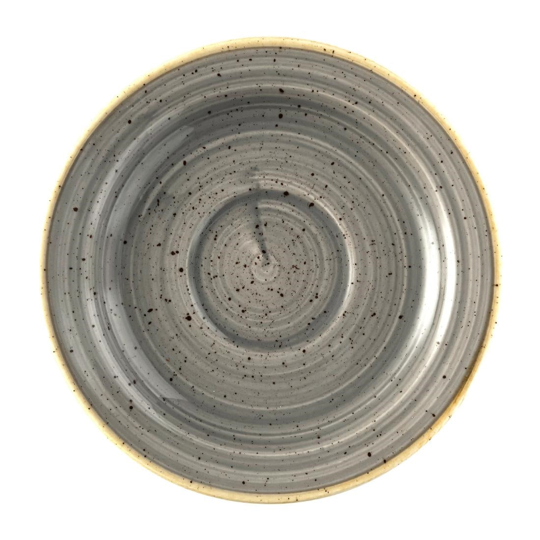 Churchill Stonecast Profile Saucer Grey 150mm (Pack of 12) - FS908 Churchill Super Vitrified Churchill