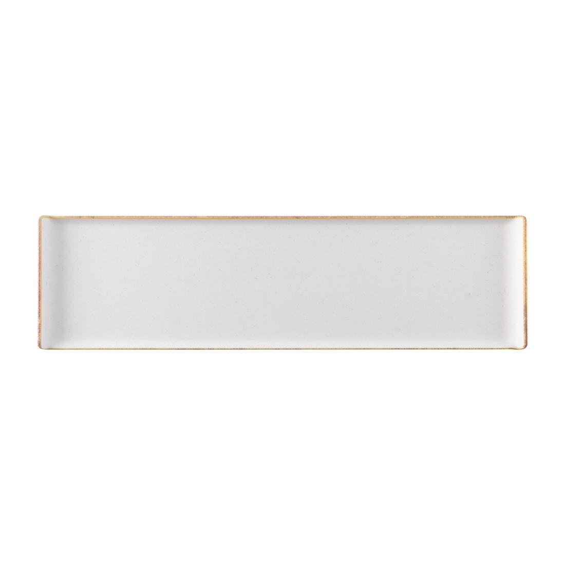 Churchill Melamine Stonecast Rectangular Buffet Tray 559x152mm (Pack of 4) - FS911 Melamine and Polycarbonate Churchill