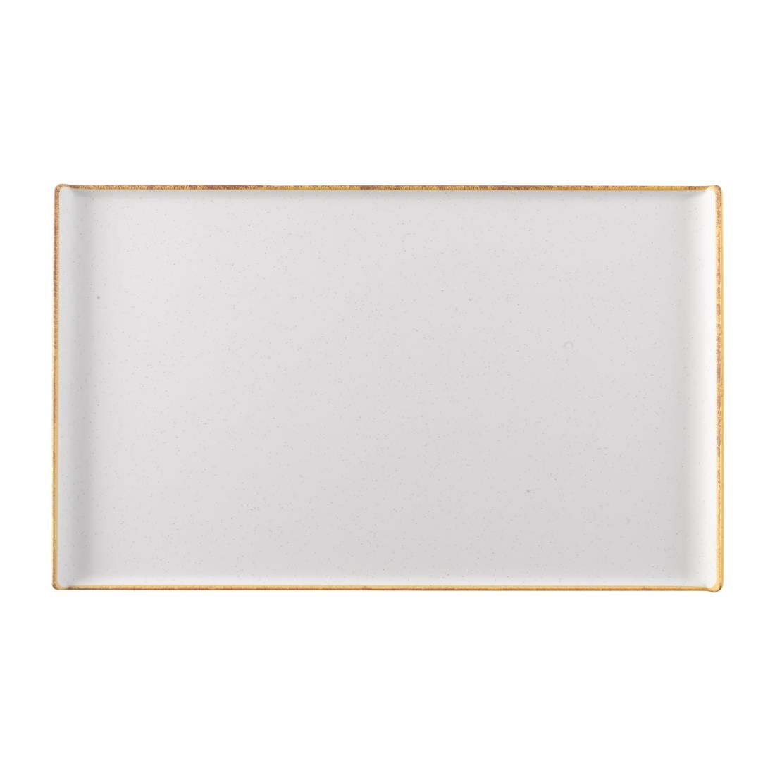 Churchill Melamine Stonecast Rectangular Buffet Tray 530x325mm (Pack of 2) - FS912 Melamine and Polycarbonate Churchill