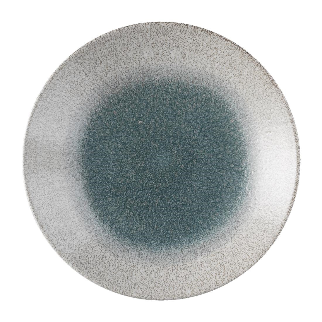 Churchill Raku Duo Agate Evolve Coupe Plate Topaz 286mm (Pack of 12) - FS916 Plates Churchill