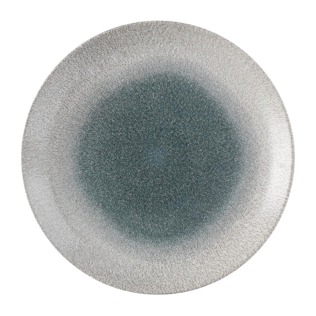 Churchill Raku Duo Agate Deep Coupe Plate Topaz 279mm (Pack of 12) - FS919 Plates Churchill