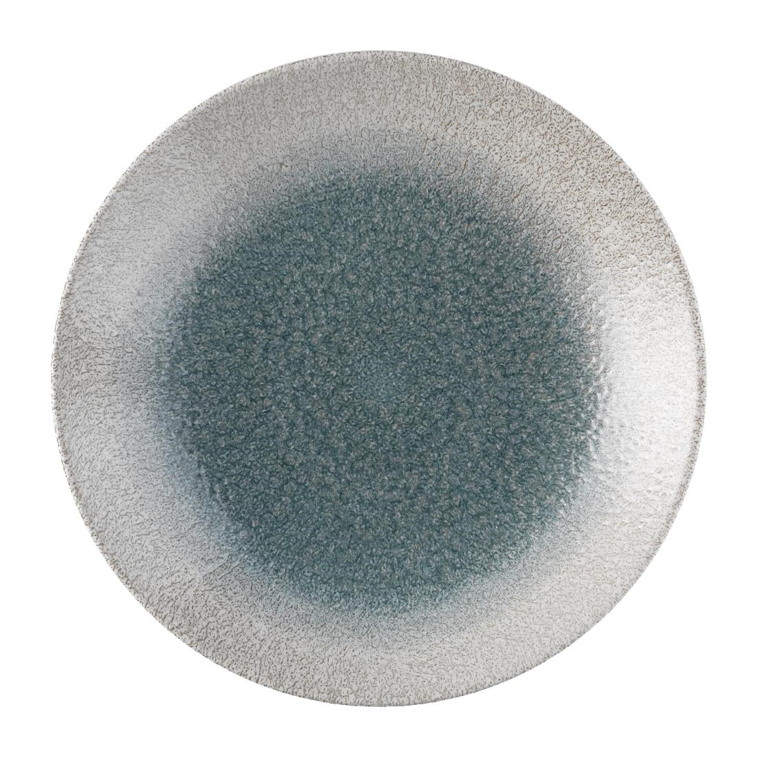 Churchill Raku Duo Agate Deep Coupe Plate Topaz 239mm (Pack of 12) - FS920 Plates Churchill
