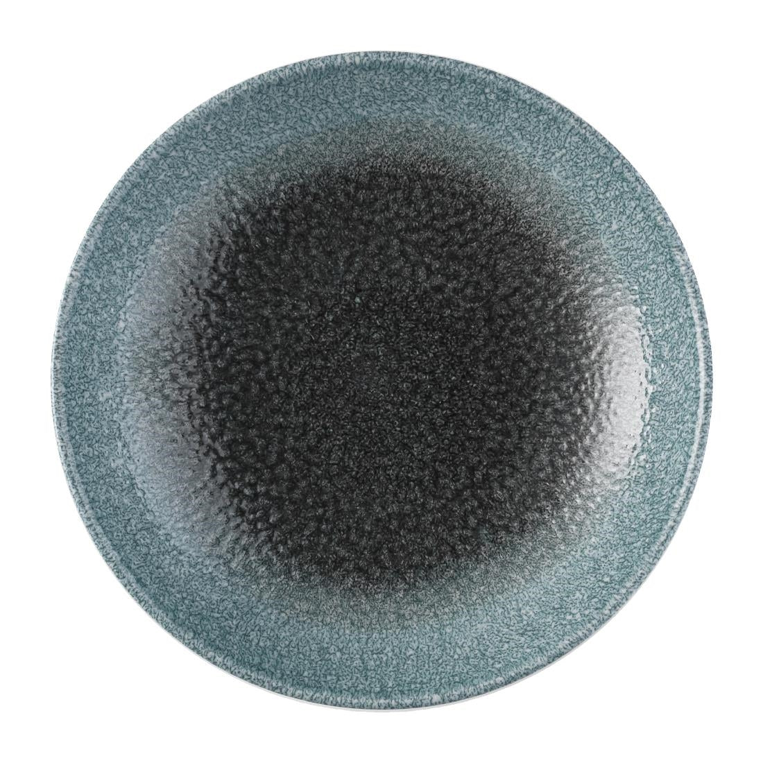Churchill Raku Duo Deep Coupe Plate Topaz Quartz 239mm (Pack of 12) - FS928 Plates Churchill