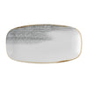 Churchill Studio Prints Homespun Accents Jasper Chefs Oblong Plate Grey 348x189mm (Pack of 6) - FS951 Plates Churchill