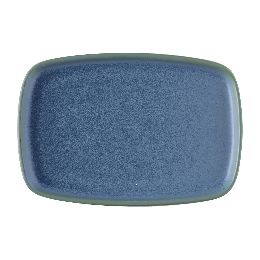 Churchill Emerge Oslo Blue Oblong Plates 222x152mm (Pack of 6) - FS952 Plates Churchill