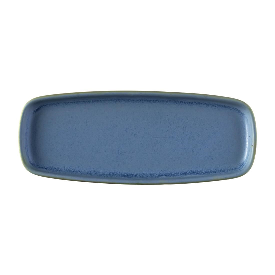Churchill Emerge Oslo Blue Oblong Plates 254x77mm (Pack of 6) - FS953 Plates Churchill