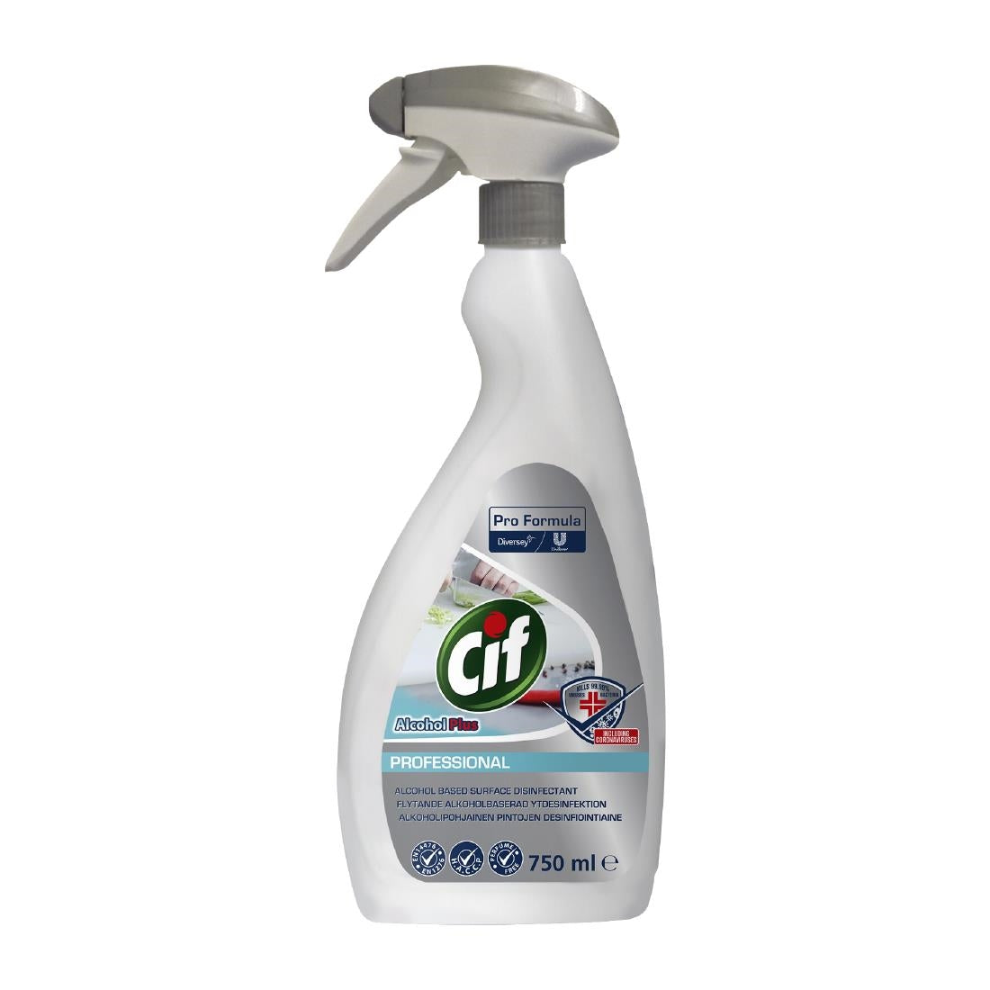 Cif Pro Formula Alcohol Plus Surface Disinfectant Ready To Use 750ml - CX871 Pro-Formula