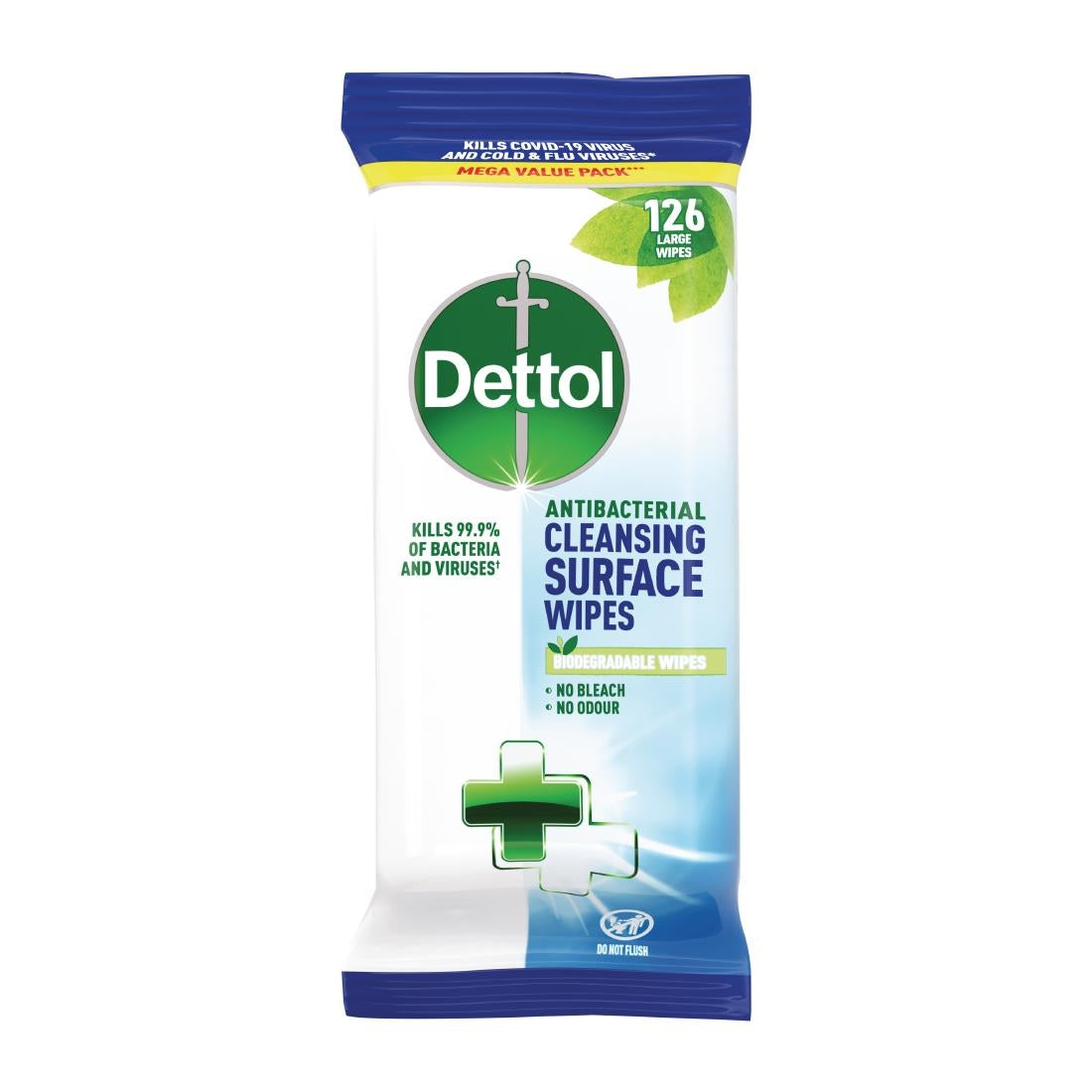 Dettol Antibacterial Surface Cleaning Wipes (Pack of 126) - FT011 Dettol