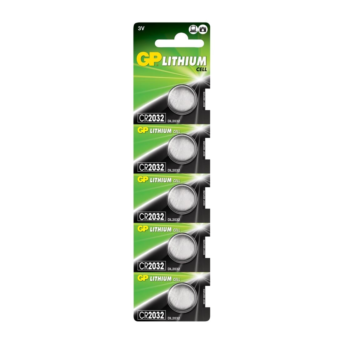 GP Button Battery CR2032 (Pack of 5) - FT033 GP