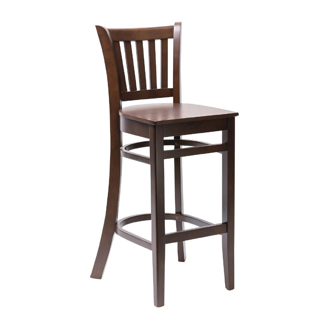 Manhattan Dark Walnut Bar Chair - FT428 Wooden Stools Everyday