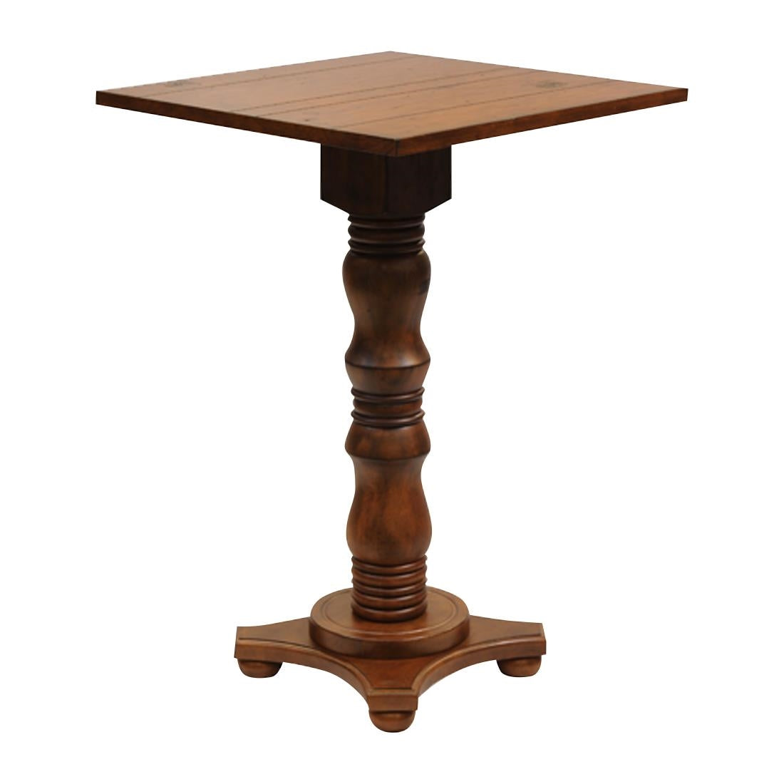 Islington Poseur Square Table Vintage 760x760mm - FT513 Wooden Tables Everyday