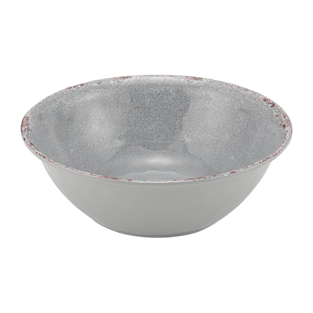 Casablanca Melamine Bowl Grey 1.3Ltr - FT933 Bowls Dalebrook