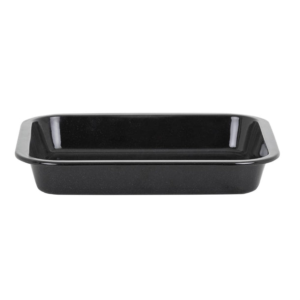 Wham Enamel Roaster Black 300mm - FU142 Baker & Salt