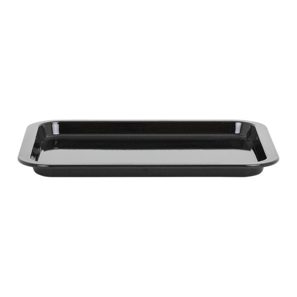 Wham Enamel Oven Tray Black 410mm - FU147 Baker & Salt