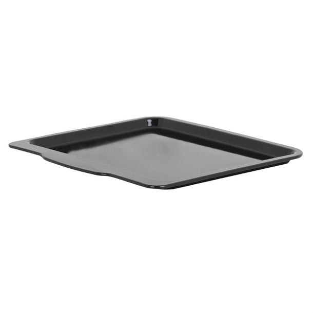 Wham Enamel Handled Oven Tray Black 400mm - FU150 Baker & Salt