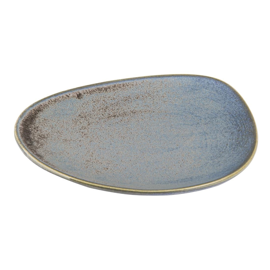 Olympia Ember Blue Triangle Plates 308mm (Pack of 4) - FU176 Plates Olympia