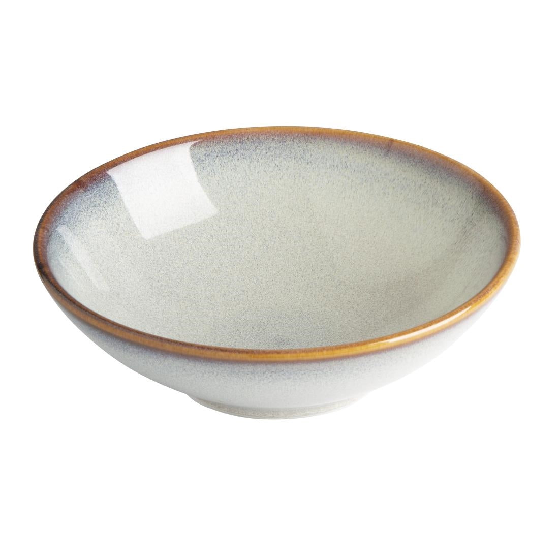 Olympia Drift Grey Plain Coupe Bowls 155mm (Pack of 6) - FU192 Bowls Olympia