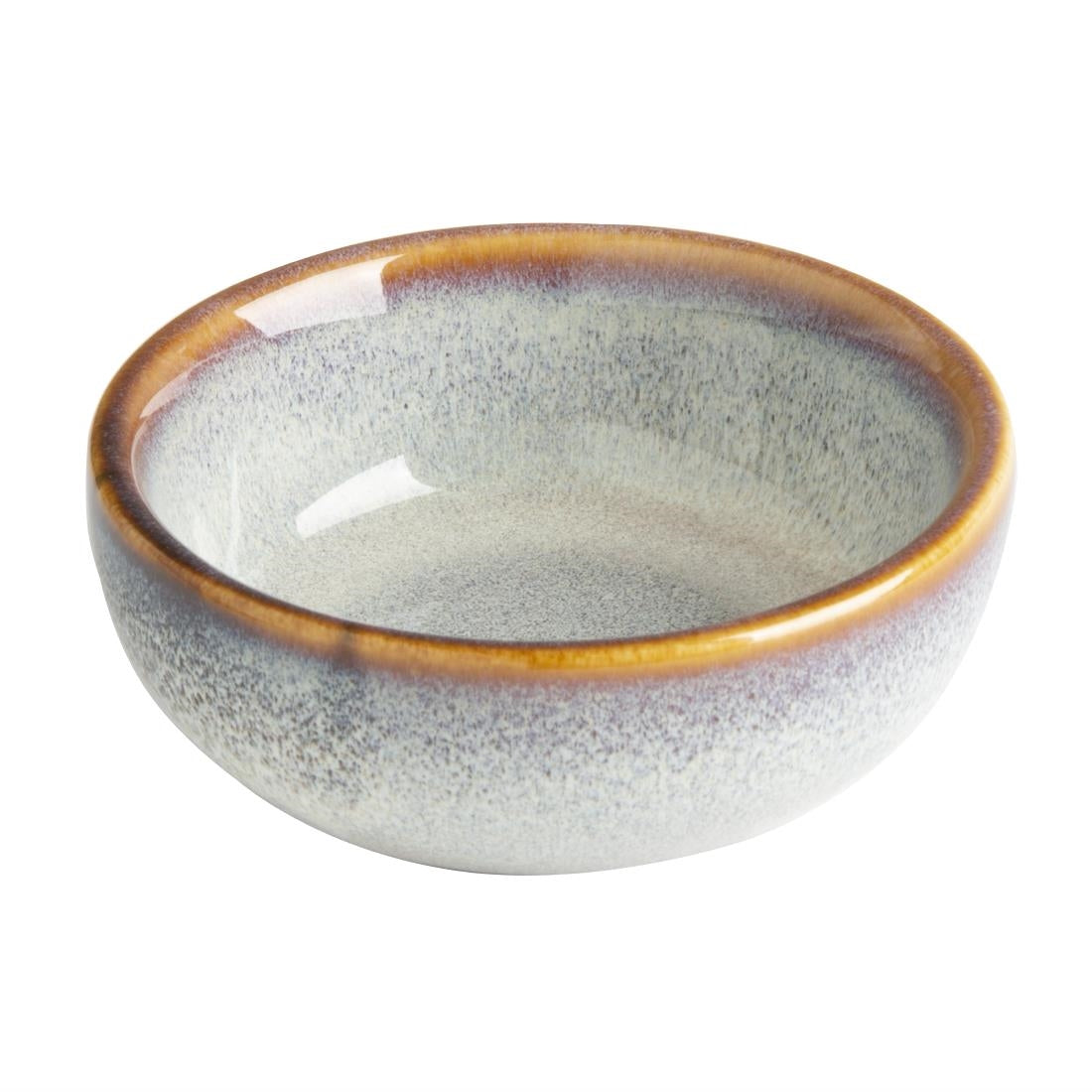 Olympia Drift Grey Plain Dipping Dishes 78mm (Pack of 8) - FU193 Olympia Designs Olympia