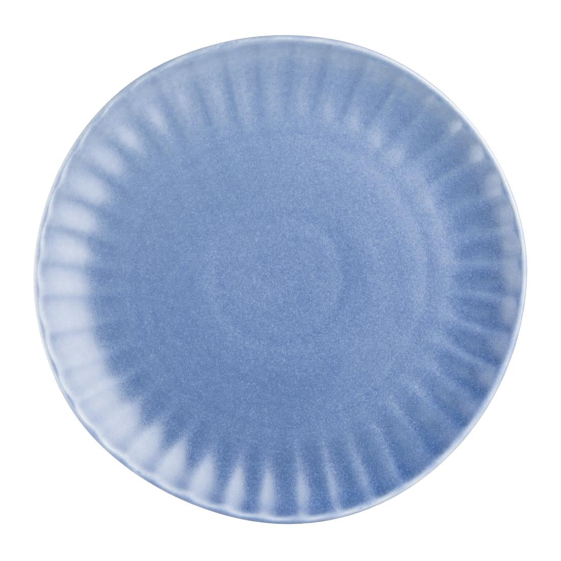 Olympia Corallite Plates Blue 280mm (Pack of 6) - FU200 Plates Olympia