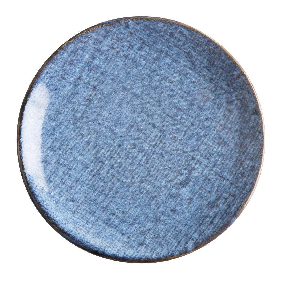 Olympia Denim Blue Coupe Plates 180mm (Pack of 6) - FU220 Plates Olympia