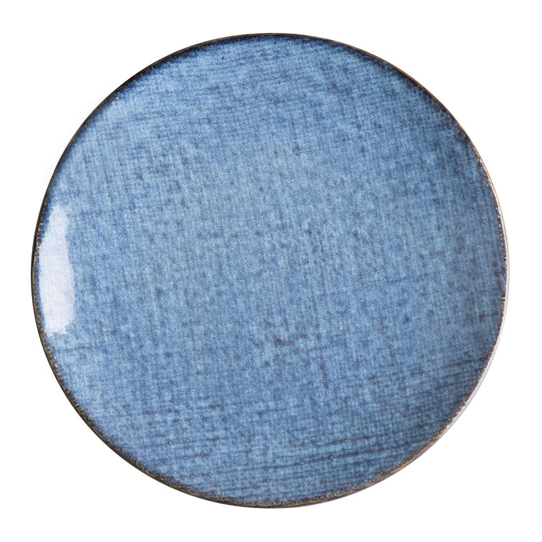 Olympia Denim Blue Coupe Plates 230mm (Pack of 6) - FU221 Plates Olympia