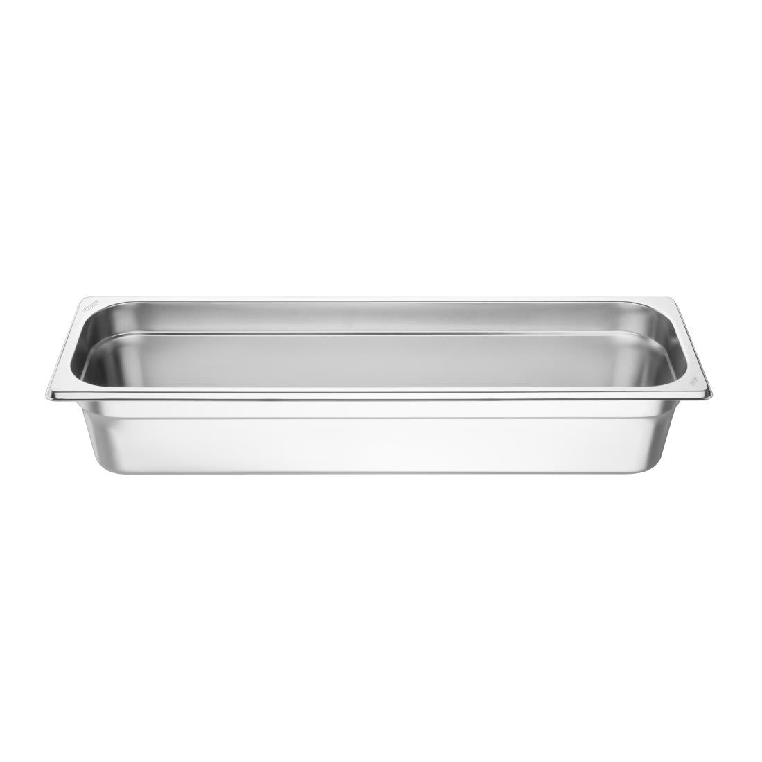 Vogue Stainless Steel Gastronorm 2/4 Tray 100mm - FU263 Vogue