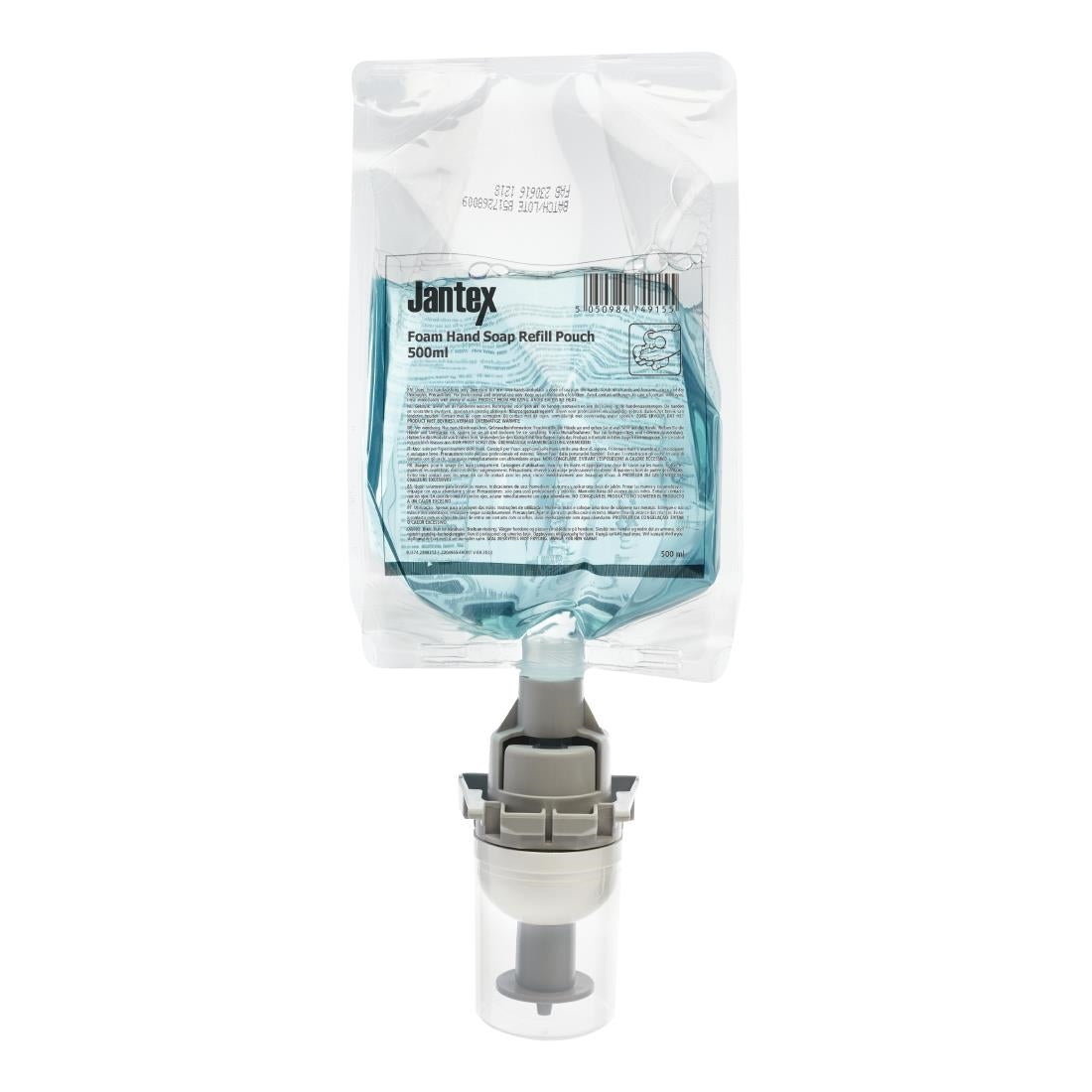 Jantex Foam Hand Soap Refill Pouch 500ml - FU374 Jantex