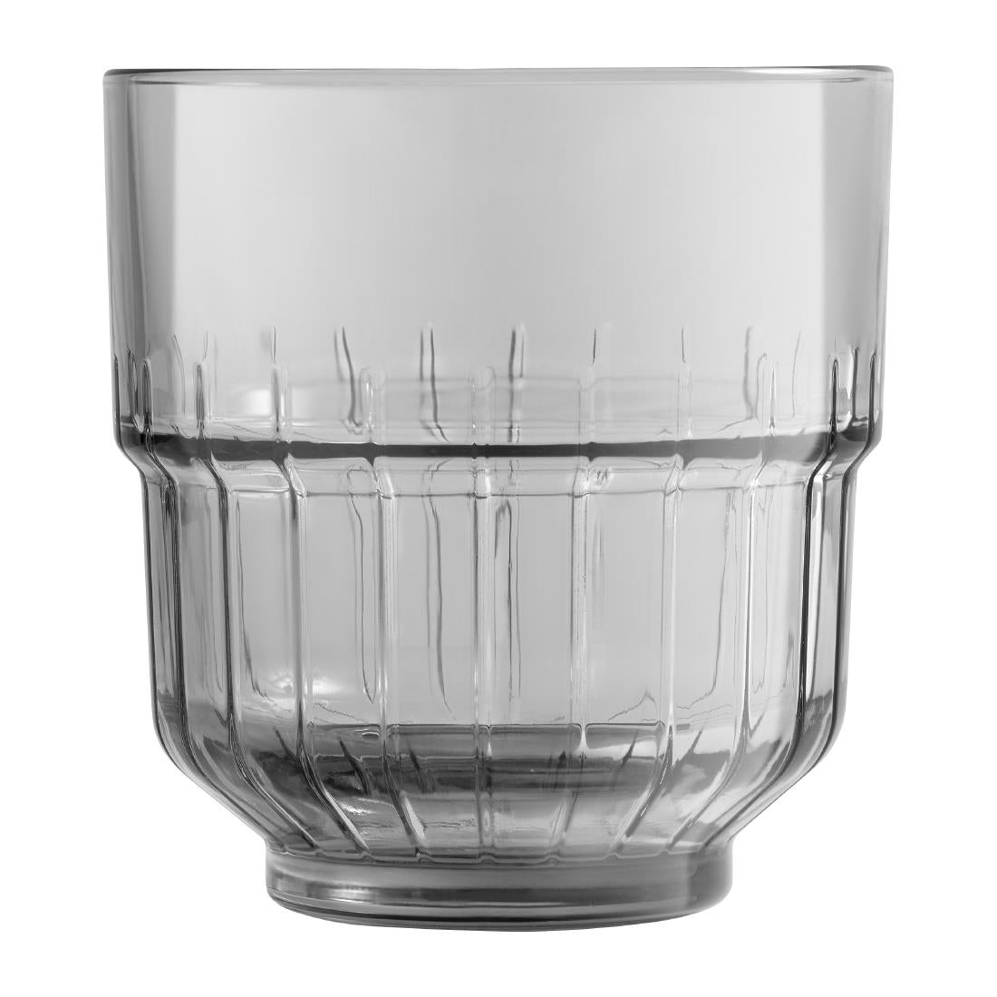 Onis LinQ Double Old Fashioned Glasses Grey 350ml (Pack of 12) - FU417 Cocktail Glasses Onis