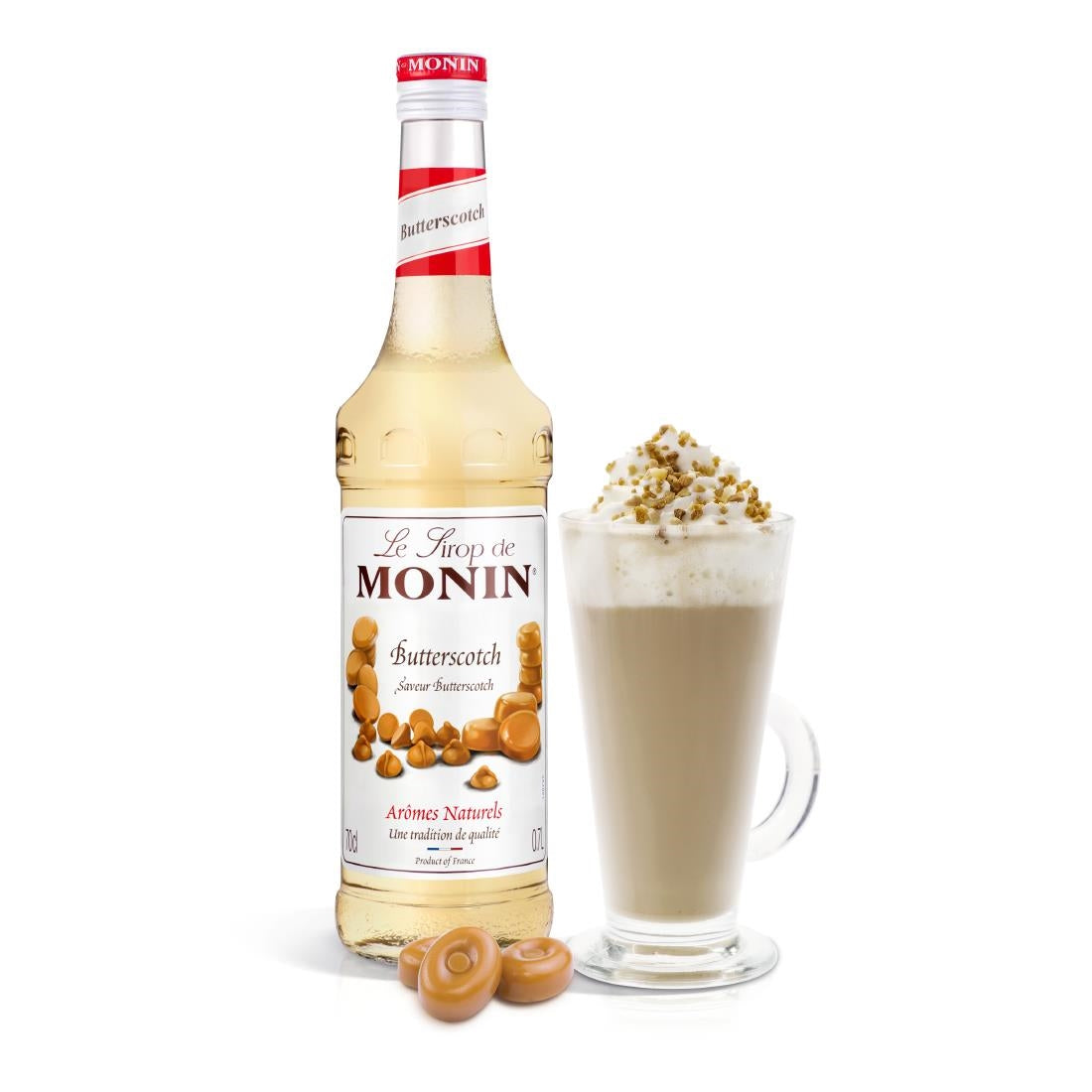 Monin Premium Butterscotch Syrup 700ml - FU443 Monin