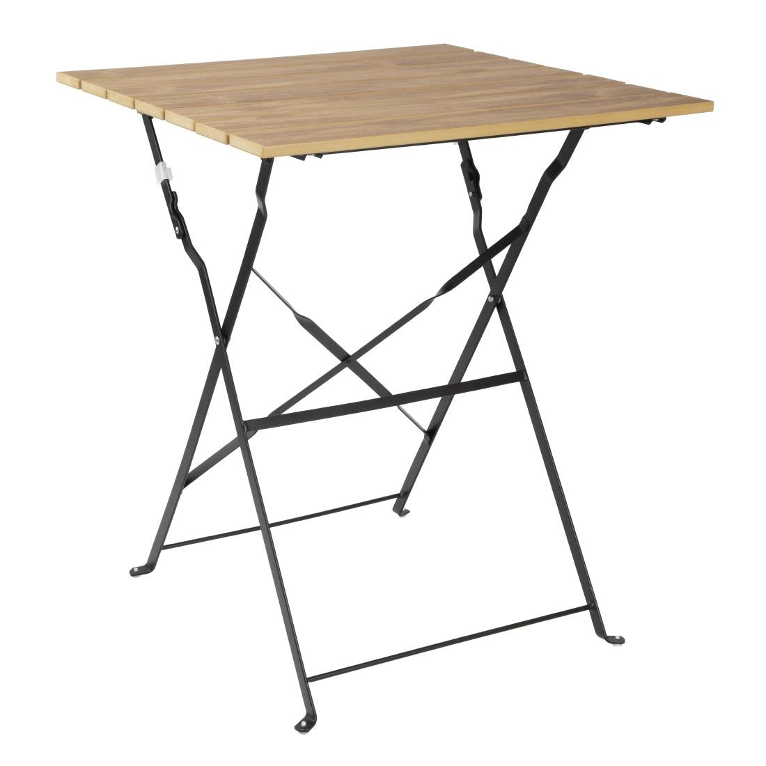 Bolero Perth Pavement Style Square Table Wood Effect - FU538 Bolero