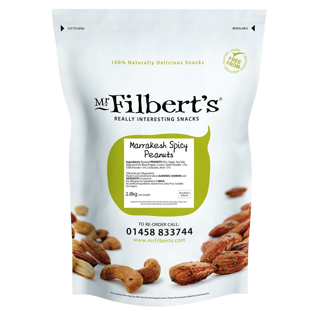 Mr Filbert's Foodservice Bag Marrakesh Spicy Peanuts 2.8kg - FU574 Mr Filbert's