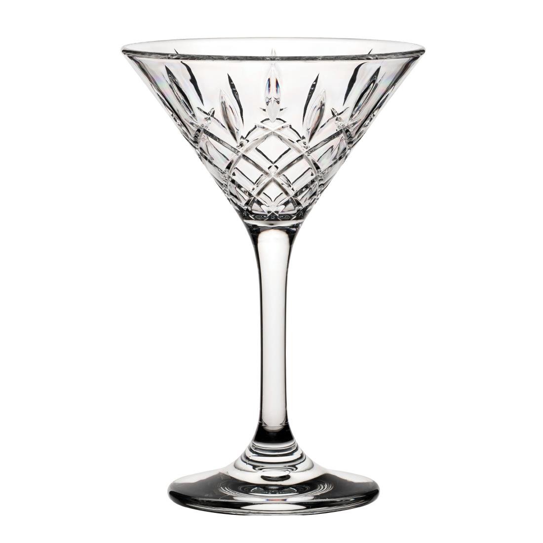 Utopia Lucent Vintage Martini Glasses 235ml (Pack of 6) - FU600 Cocktail Glasses Utopia