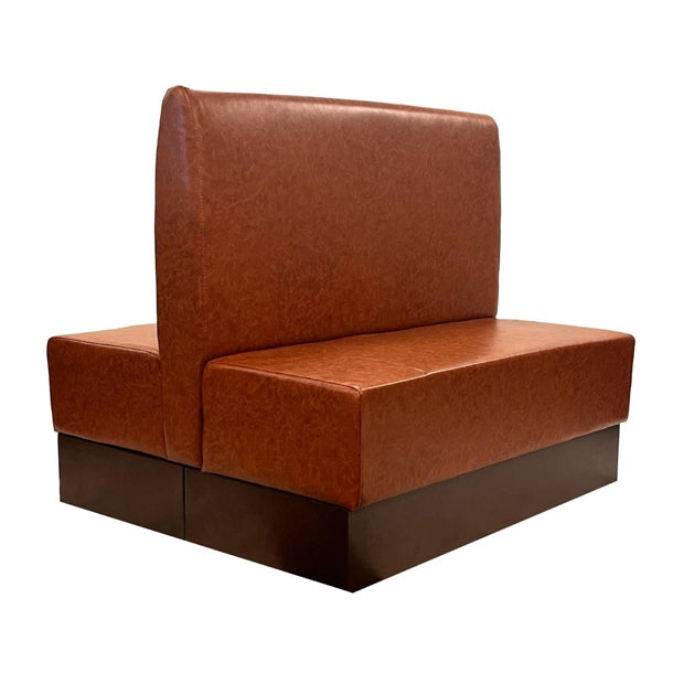 Double Booth in Bison Tan Vinyl - FU640 Booths Everyday
