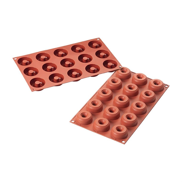 Schneider Silicone 15 Mini Ring Donut Mould 45x18mm - FU713 Schneider