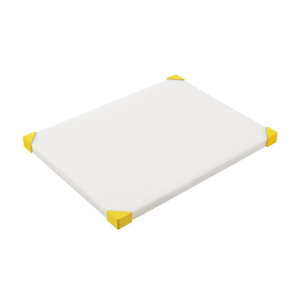 Araven Cut Board 404x304x24mm Yellow - FU796 Araven