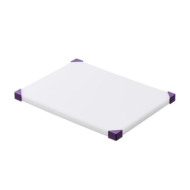 Araven Cut Board 404x304x24mm Purple - FU798 Araven