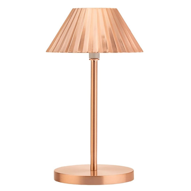 Utopia Aruba LED Cordless Table Lamp 230mm Brushed Copper (Pack of 6) - FU995 Utopia