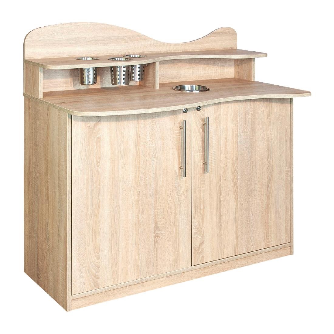 Coffee Station Oak Finish - FW544 YCR