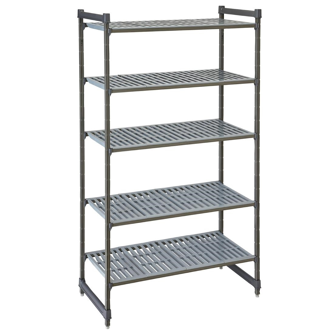 Cambro Camshelving Basics Plus 5 Tier Shelving Starter Unit 2140 x 1220 x 460mm - FW642 Cambro