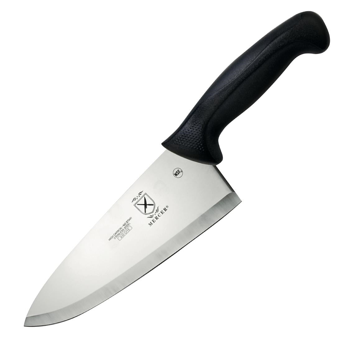 Mercer Culinary Millennia Wide Chefs Knife Hollow Ground 20.3cm - FW717 Mercer Culinary