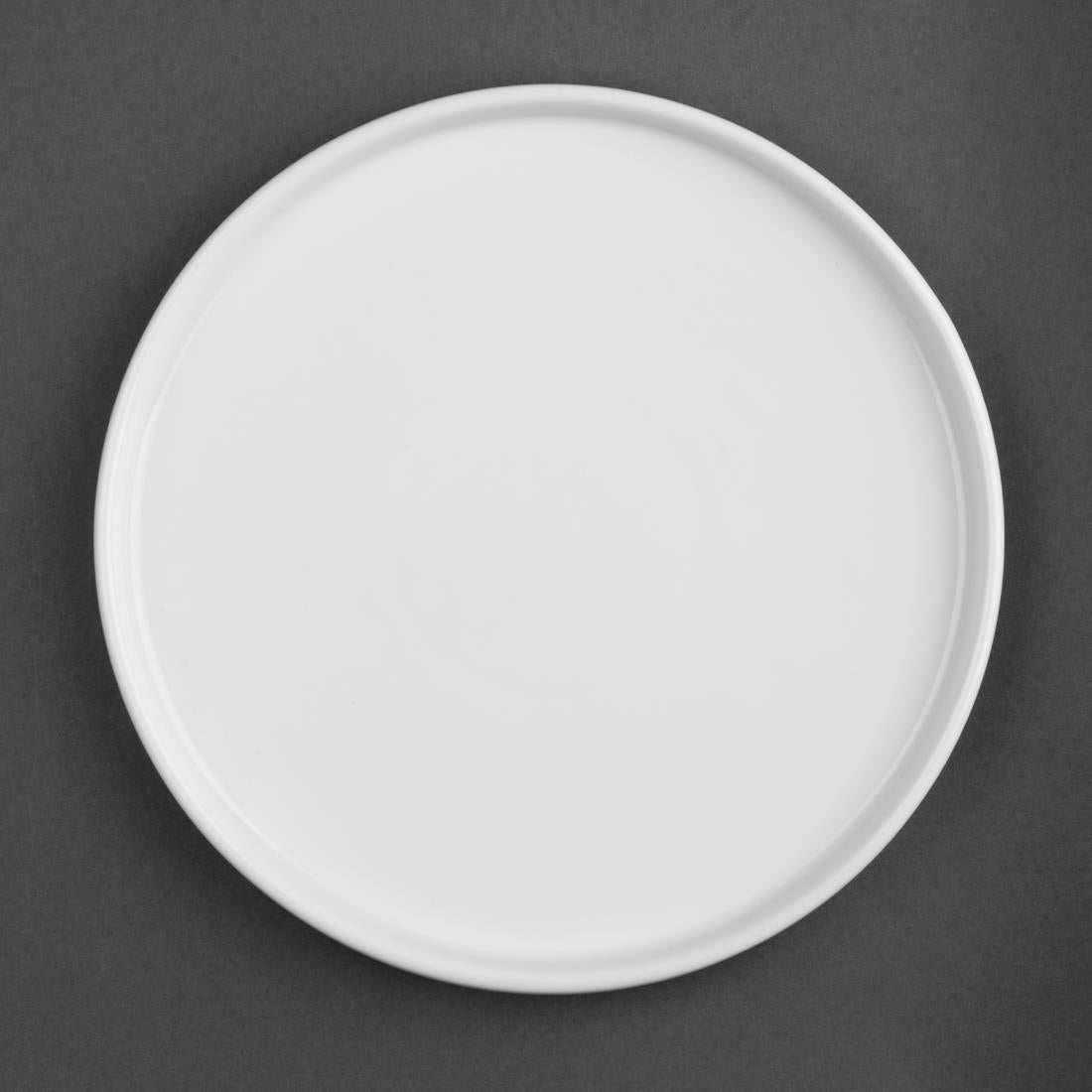 Olympia Whiteware Flat Round Plates 268mm (Pack of 4) - FW814 Plates Olympia