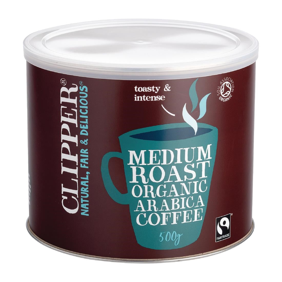 Clipper Fairtrade Arabica Coffee (4 x 500g) - FW820 Clipper