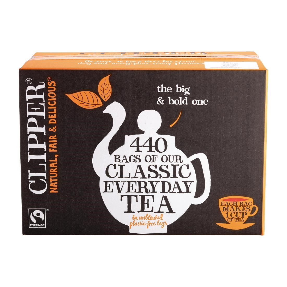 Clipper Fairtrade Teabags 440's (Pack 440) - FW824 Clipper