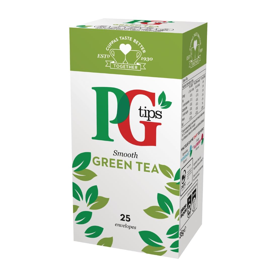 PG Tips Green Tea Envelopes (Pack 25) - FW828 PG Tips