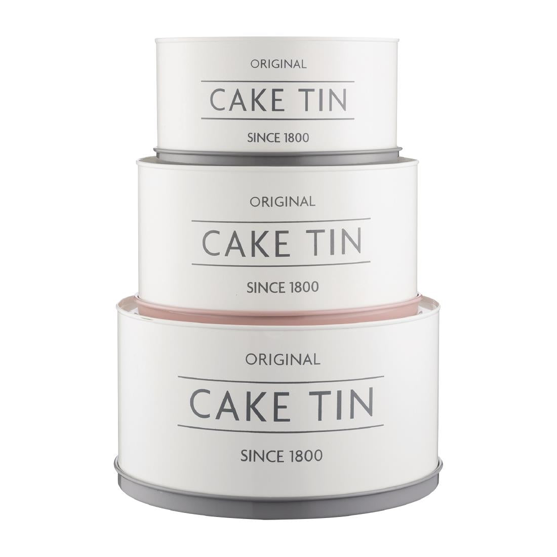Mason Cash Innovative Kitchen Collection Set of 3 Cake Storage Tins - FX040 Mason Cash