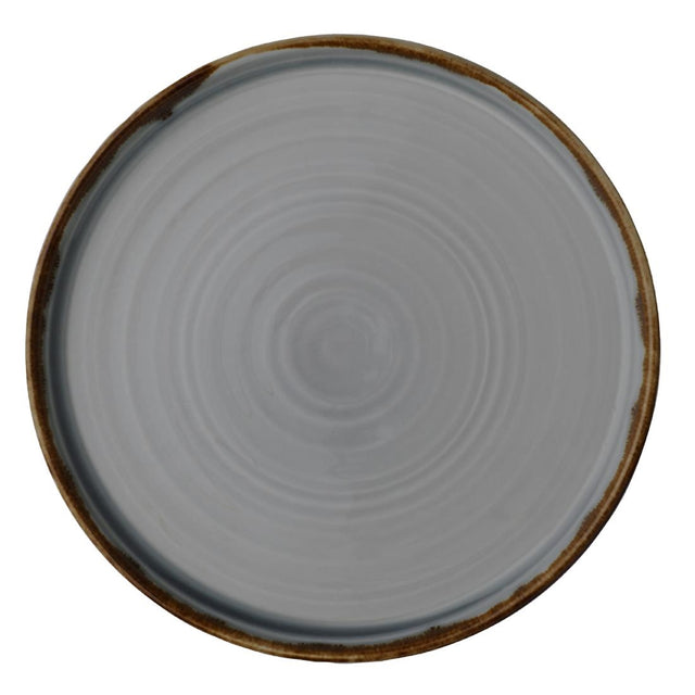 Dudson Harvest Walled Plates Grey 210mm (Pack of 6) - FX150 Plates Dudson