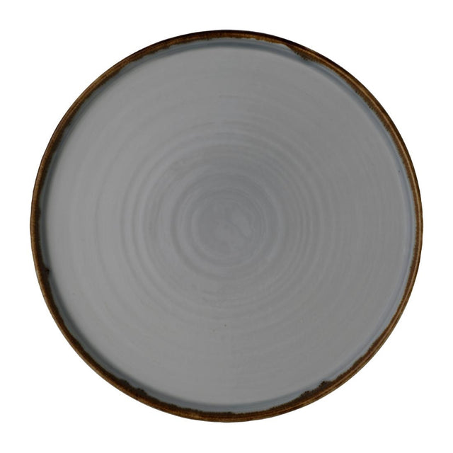 Dudson Harvest Walled Plates Grey 260mm (Pack of 6) - FX151 Plates Dudson